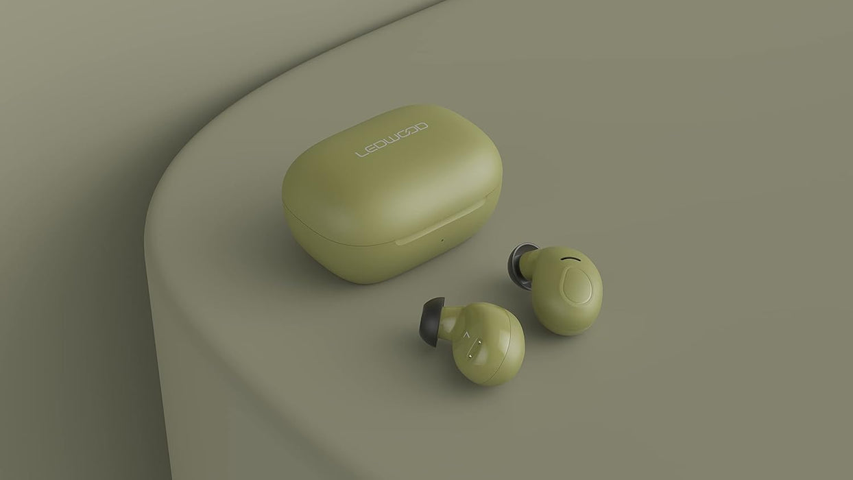 Ledwood: Magellan Tws Earphoneswith Charging Box And Superbass Khaki