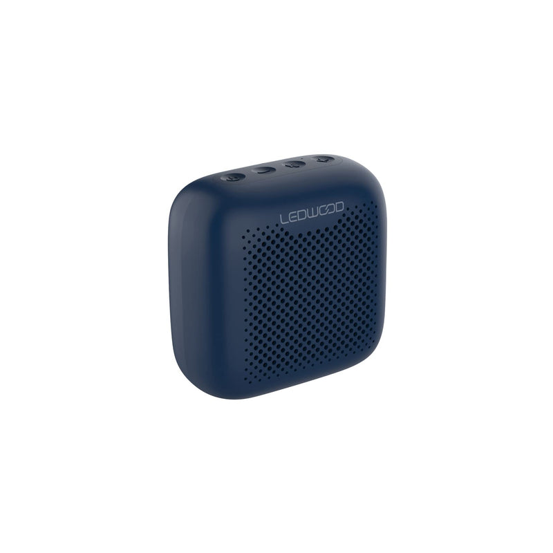 Ledwood: Round300 Record Player Bluetooth In/Out Speakers Black