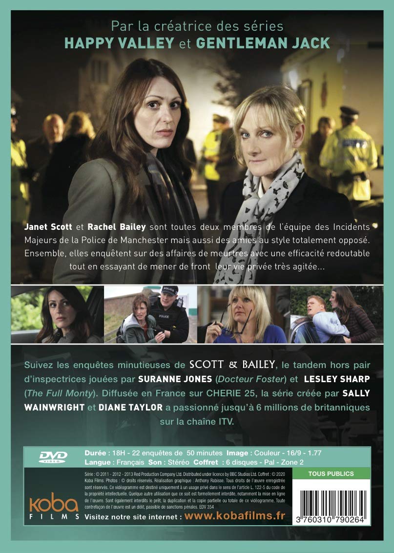 SCOTT & BAILEY saisons 1 à 3