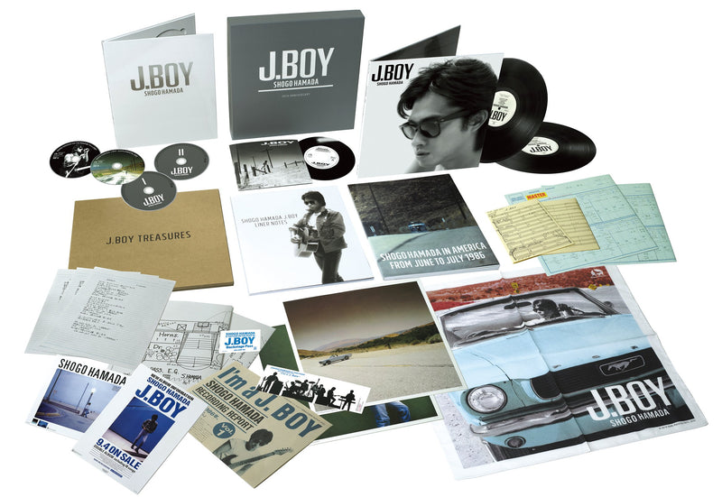 Shogo Hamada - J.Boy` 30Th Anniversary Box Set (4 Cd+2 Lp+7``+Dvd)