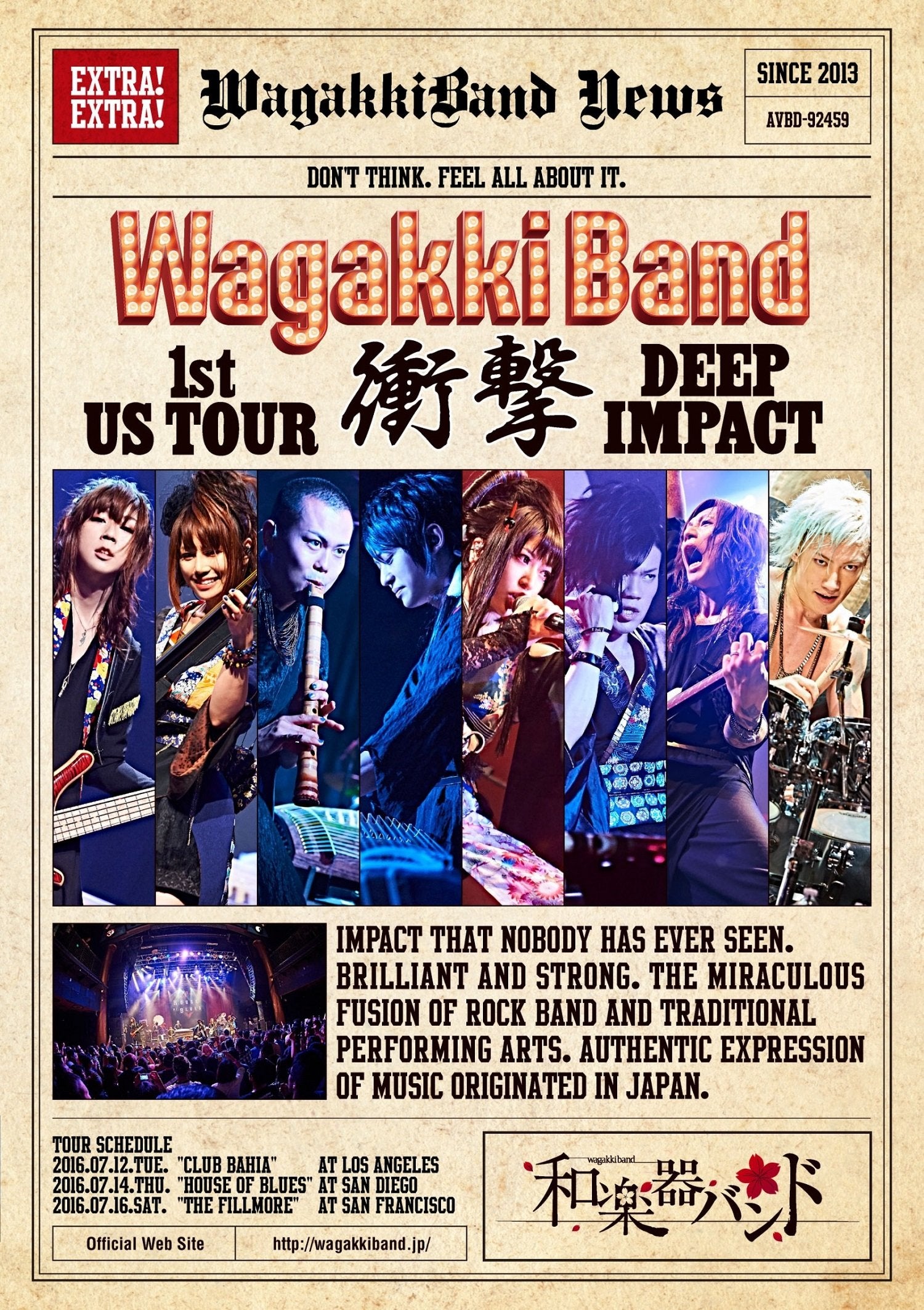 Wagakkiband - 1St Us Tour Shougeki -Deep Impact Ep Impact-