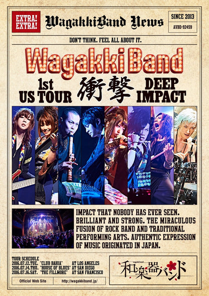 Wagakkiband - 1St Us Tour Shougeki -Deep Impact Ep Impact-