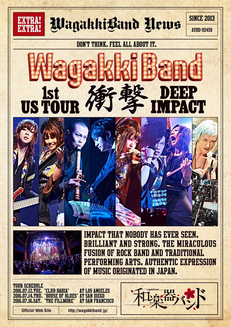 Wagakkiband - 1St Us Tour Shougeki -Deep Impact Ep Impact-