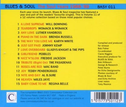 Blues+Soul Years V.11/1988-89