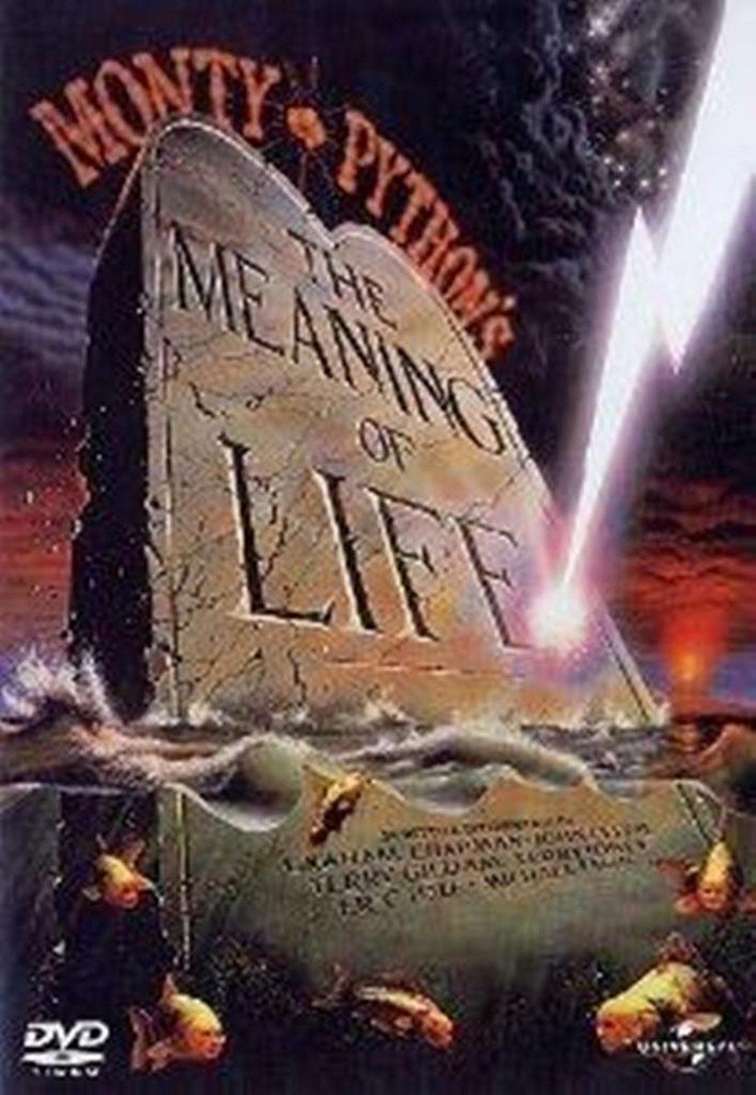 2-DVD SPEELFILM - MONTY PYTHON'S THE MEANING OF LIFE (SCHIJFJES PERFECT /OMSLAG HEEFT WAT KLEINE GEBRUIKSSPOREN)