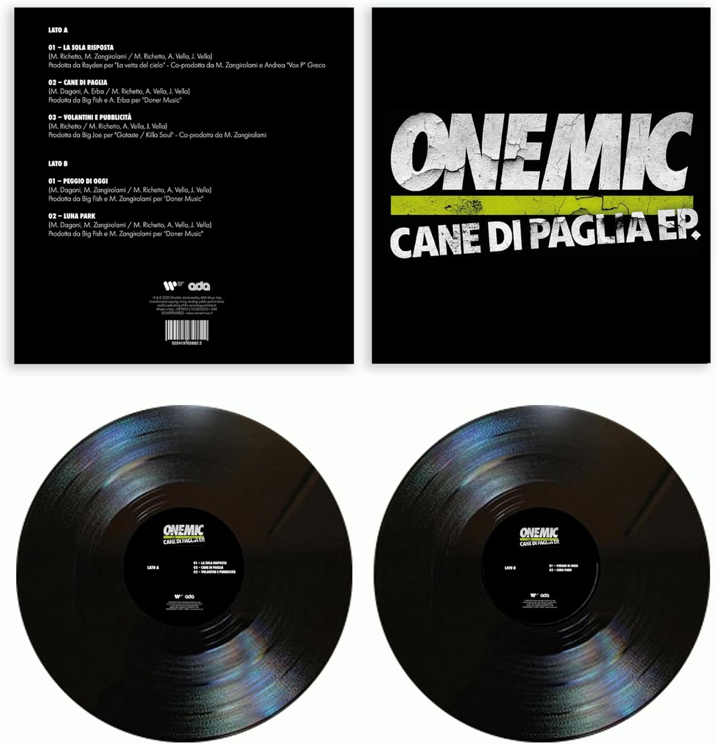 Commerciale E Cane Di Paglia Ep (Bundle Vinili Autografati)