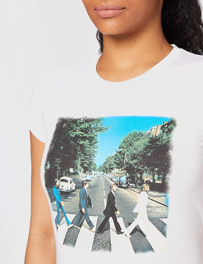 Beatles (The): Abbey Road (T-Shirt Donna Tg. S)