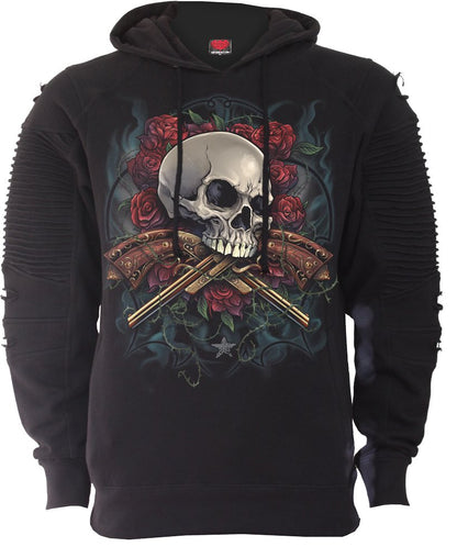 Spiral Direct Lord Have Mercy Felpa con Cappuccio Premium Biker Fashion Uomo