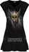 Spiral Angel Warrior Damen T-Shirt Schwarz S 95% Viskose, 5% Elasthan Slim Fit