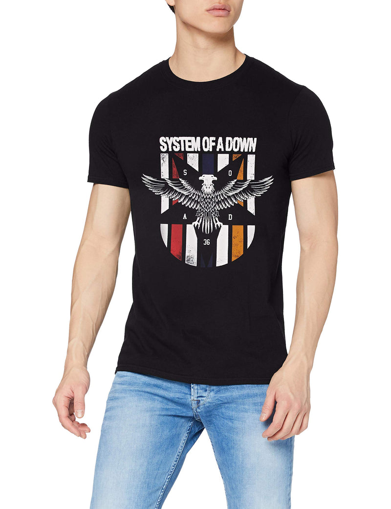 Rock Off Officially Licensed Products Men's Eagle Colours T-Shirt