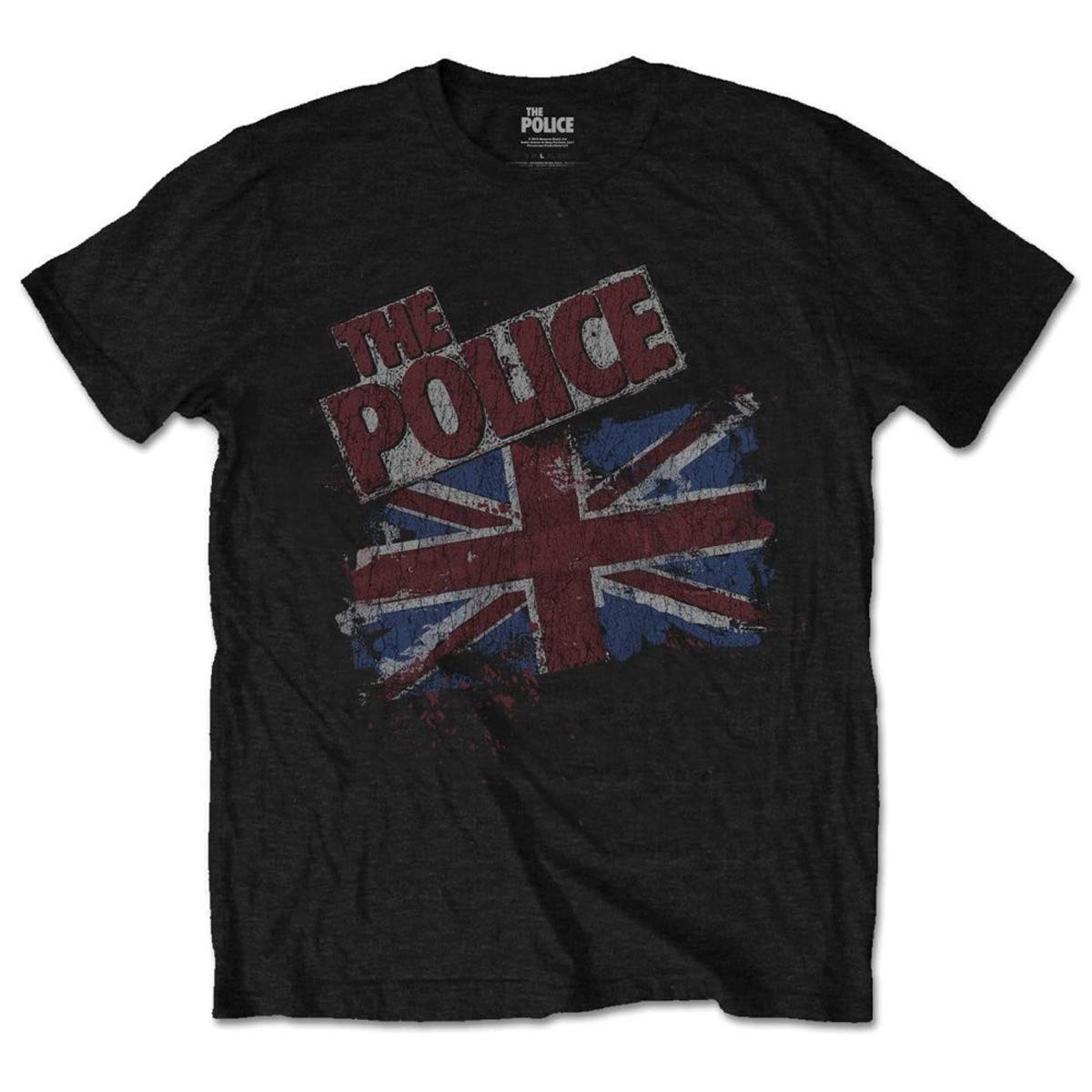 Police (The): Vintage Flag (T-Shirt Unisex Tg. 2Xl)