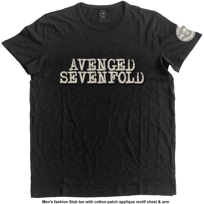 Avenged Sevenfold: Logo & Death Bat (T-Shirt Unisex Tg. M)
