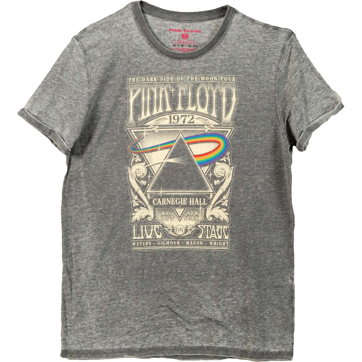 Pink Floyd: Carnegie Hall Grey (T-Shirt Unisex Tg. Xl)