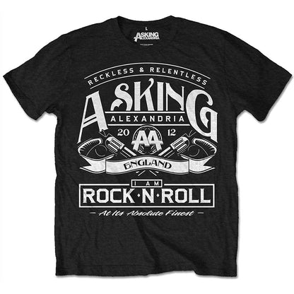 Asking Alexandria: Rock N` Roll (Retail Pack) (T-Shirt Unisex Tg. M)