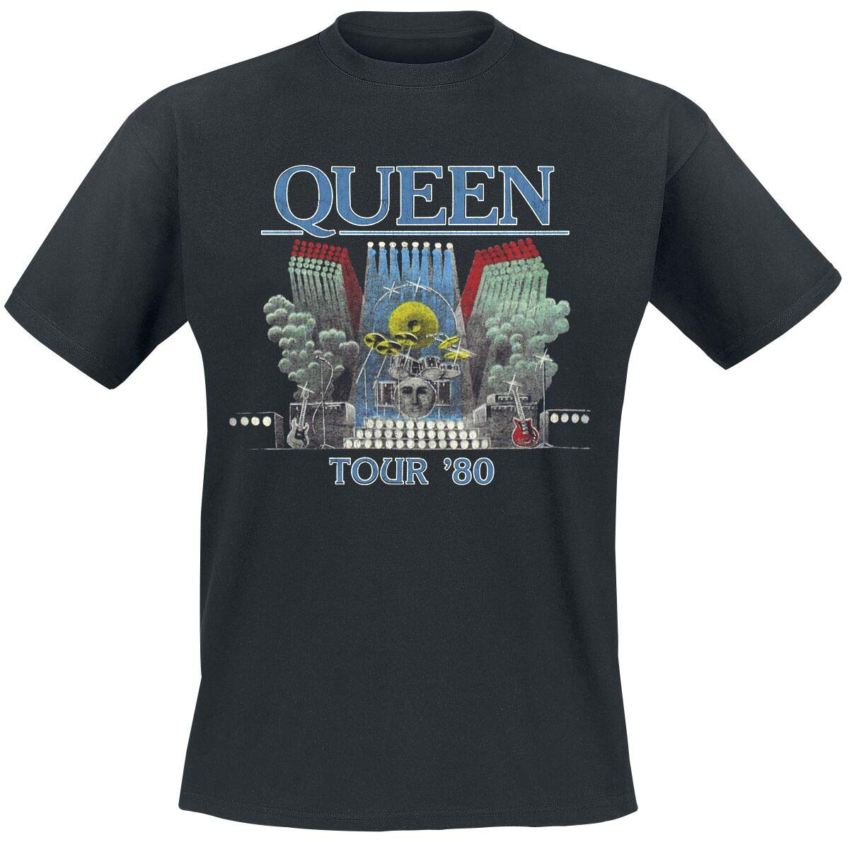 Queen Tour '80 T-Shirt Nero XL