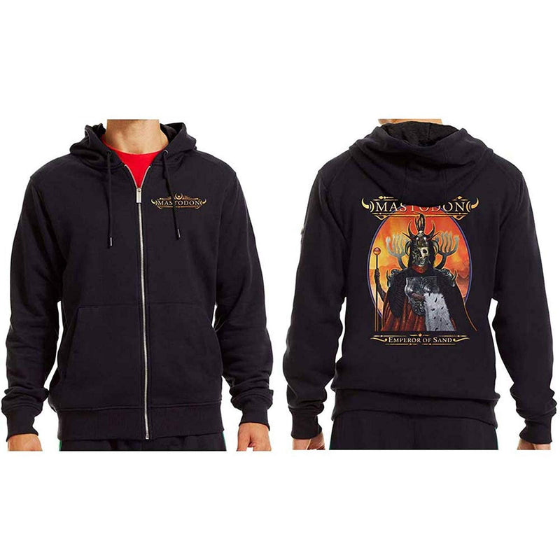 Mastodon: Zipped Emperor Of Sand (Ex Tour) (Felpa Con Cappuccio Unisex Tg. S)