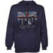 Queen: Union Jack (Felpa Con Cappuccio Unisex Tg. Xl)