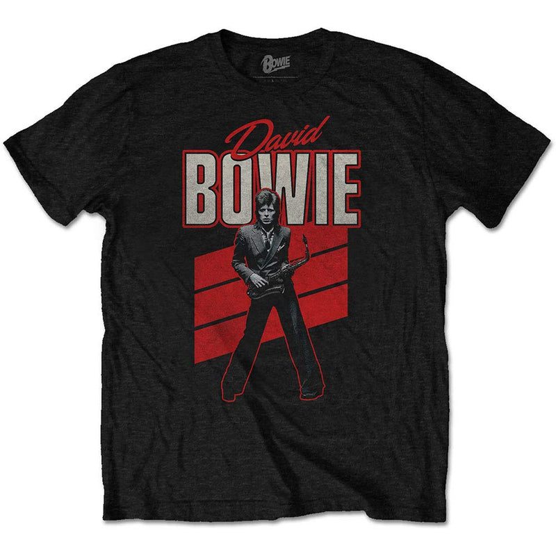 David Bowie: Red Sax (T-Shirt Unisex Tg. Xl)