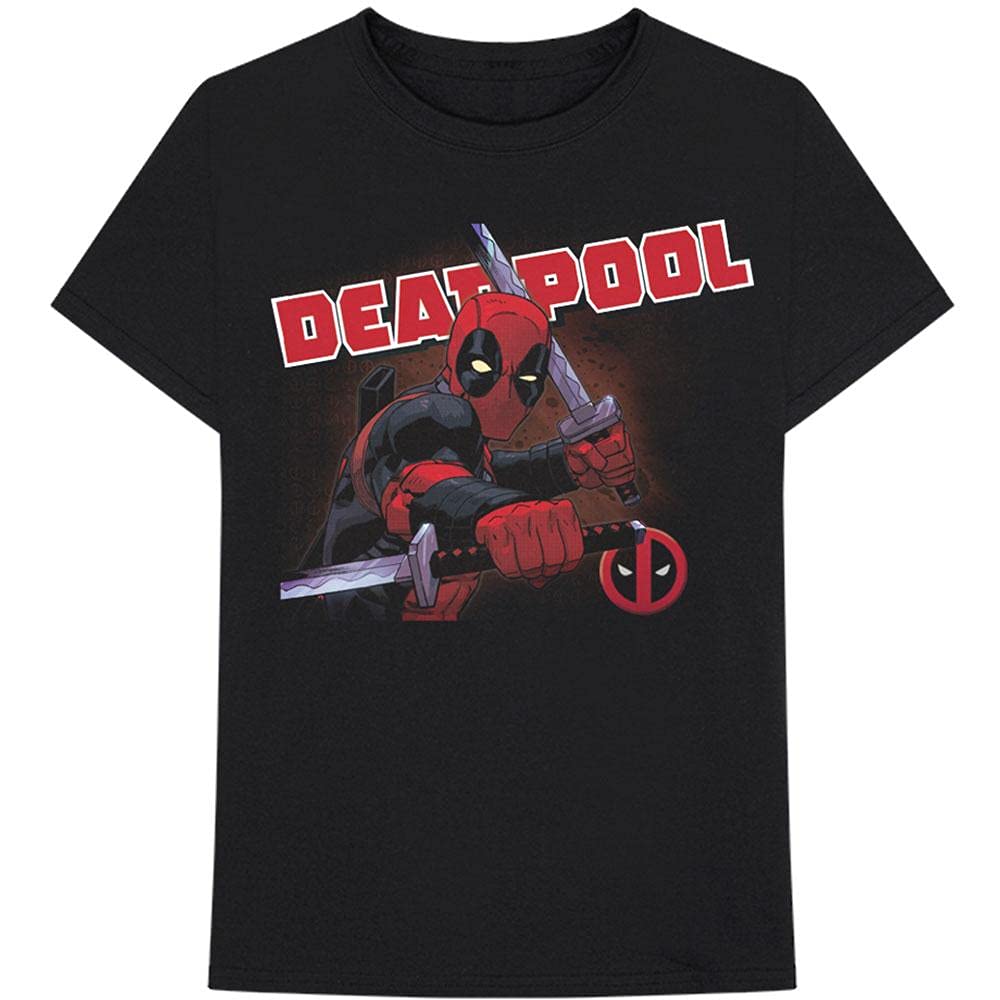 Marvel Comics: Rock Off - Deadpool Cover (T-Shirt Unisex Tg. M)