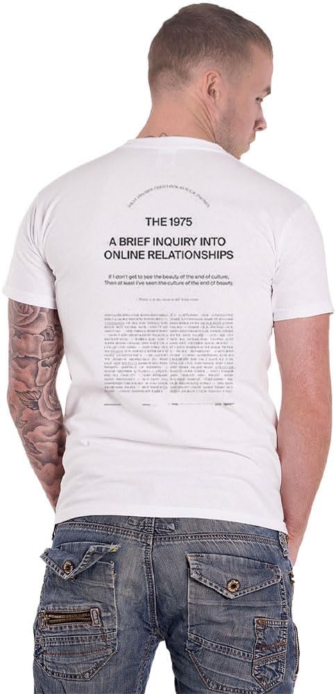 1975 (The): Abiior Wecome Welcome White (Back Print) (T-Shirt Unisex Tg. 2Xl)
