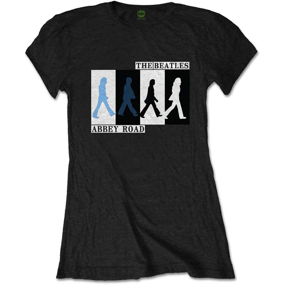 T-Shirt # Xl Ladies Black # Abbey Road Colours Crossing