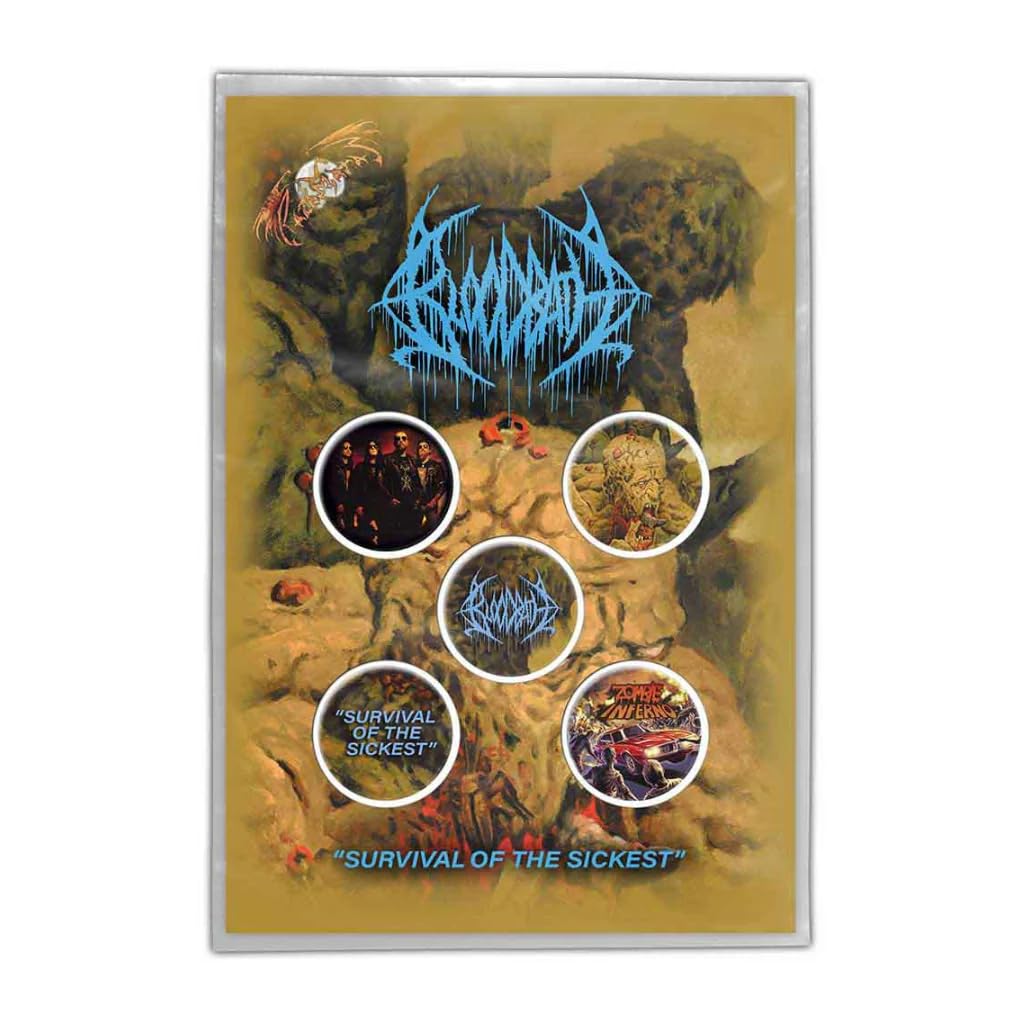 Bloodbath: Rock Off - Survival Of The Sickest (Button Badge Pack / Set Spille)
