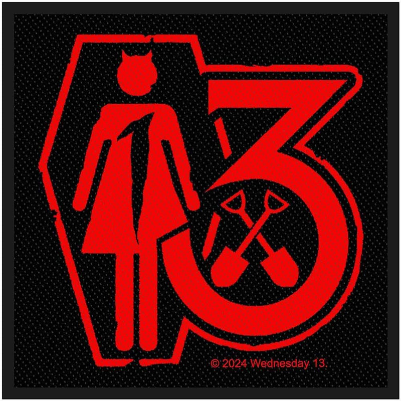 Orphan Sku - Wednesday 13 Standard Woven Patch: Casket
