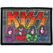 Kiss Faces & Icons Printed Patch Black 10x7cm