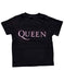 Queen T Shirt Toddler Rosa Band Logo Nuovo Ufficiale Nero 12 Months To 5 Yrs