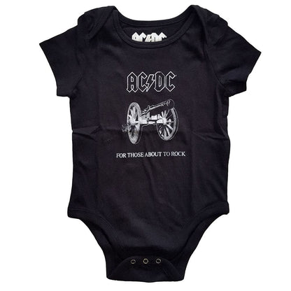 Ac/Dc: About To Rock Kids Baby Grow (Body Bambino 0-3 Months)