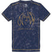 John Lennon T Shirt Self Portrait Logo Nuovo Ufficiale Uomo Navy Blu Snow Wash Size L