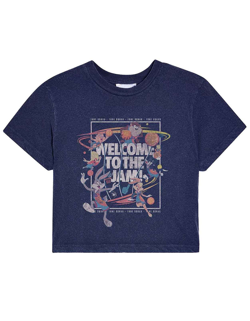 Space Jam 2: Welcome To The Jam (Cropped) (T-Shirt Donna Tg. Xl)