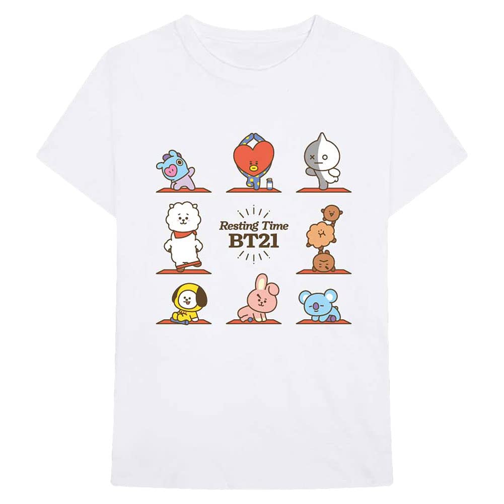 BT21 Unisex T-Shirt M Weiß