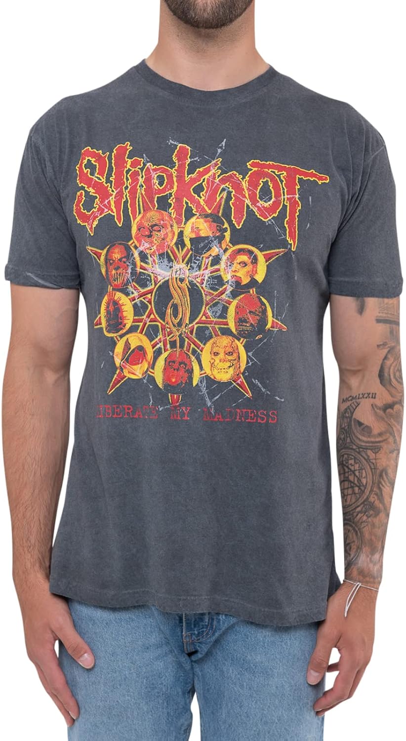 Slipknot: Liberate (Back Print & Wash Collection) (T-Shirt Unisex Tg. L)