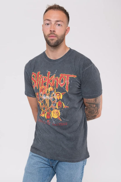 Slipknot: Liberate (Back Print & Wash Collection) (T-Shirt Unisex Tg. L)