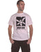 Linkin Park T Shirt Soldier Hybrid Theory Band Logo Official Unisex White