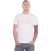 Ac/Dc: Logo (Hi-Build) (White) (T-Shirt Unisex Tg. L)