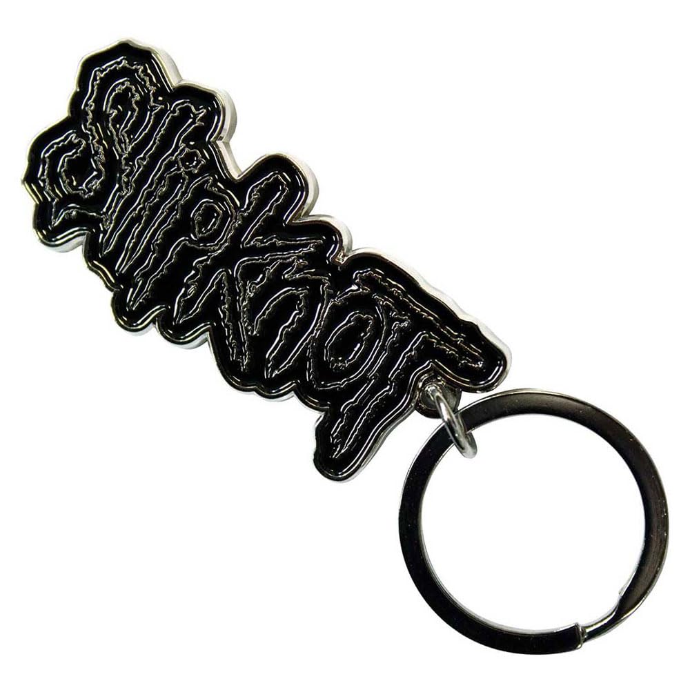 Orphan Sku - Slipknot Keychain: Black Logo Black Border