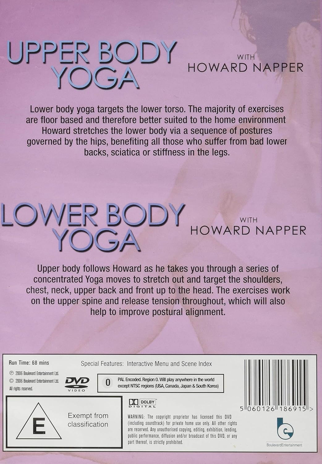 Upper Body Yoga / Lower Body Yoga - 2 Pr - (Italian Import)