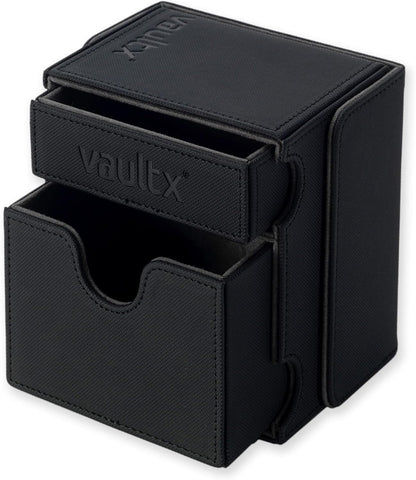 Vault X Exo-Tec Modular Deck Game Box with Card Tray & Accessories Drawer Detachable Magnetic Lid, 100/200 Card Capacity Commander Decks TCG (One Drawer