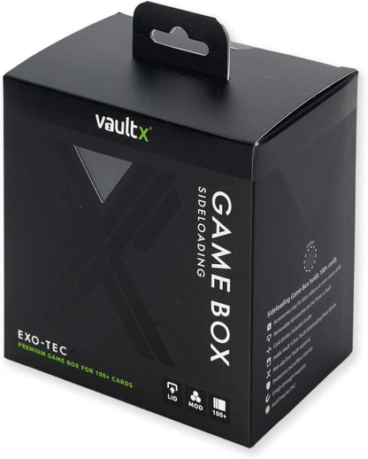Vault X Exo-Tec Modular Deck Game Box with Card Tray & Accessories Drawer Detachable Magnetic Lid, 100/200 Card Capacity Commander Decks TCG (One Drawer