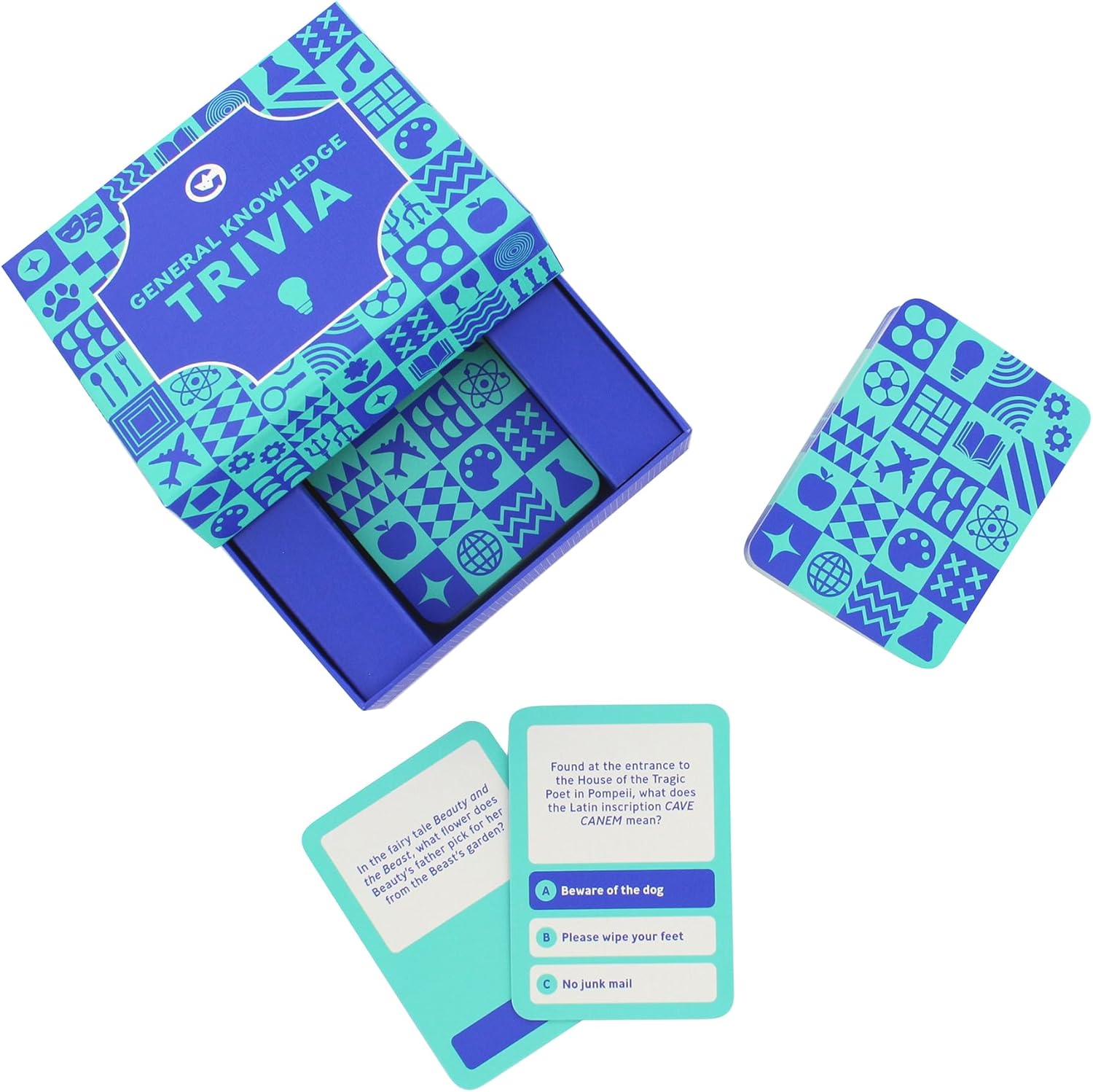 Ginger Fox Ultimate General Knowledge Trivia Card Game for Ages 14+ | Fun and Educational Questions for Quiz Fact Enthusiasts | Great for Family Game Nights and Parties | Test & Challenge Your Friends