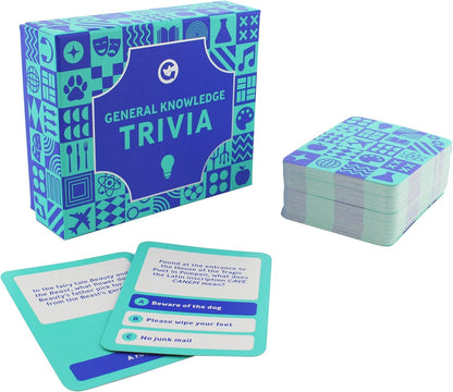 Ginger Fox Ultimate General Knowledge Trivia Card Game for Ages 14+ | Fun and Educational Questions for Quiz Fact Enthusiasts | Great for Family Game Nights and Parties | Test & Challenge Your Friends