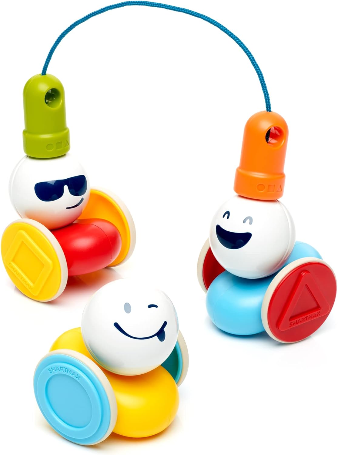 SMARTMAX - My First Wobbly Cars, Magnetic Construction Set, Ages 1-5