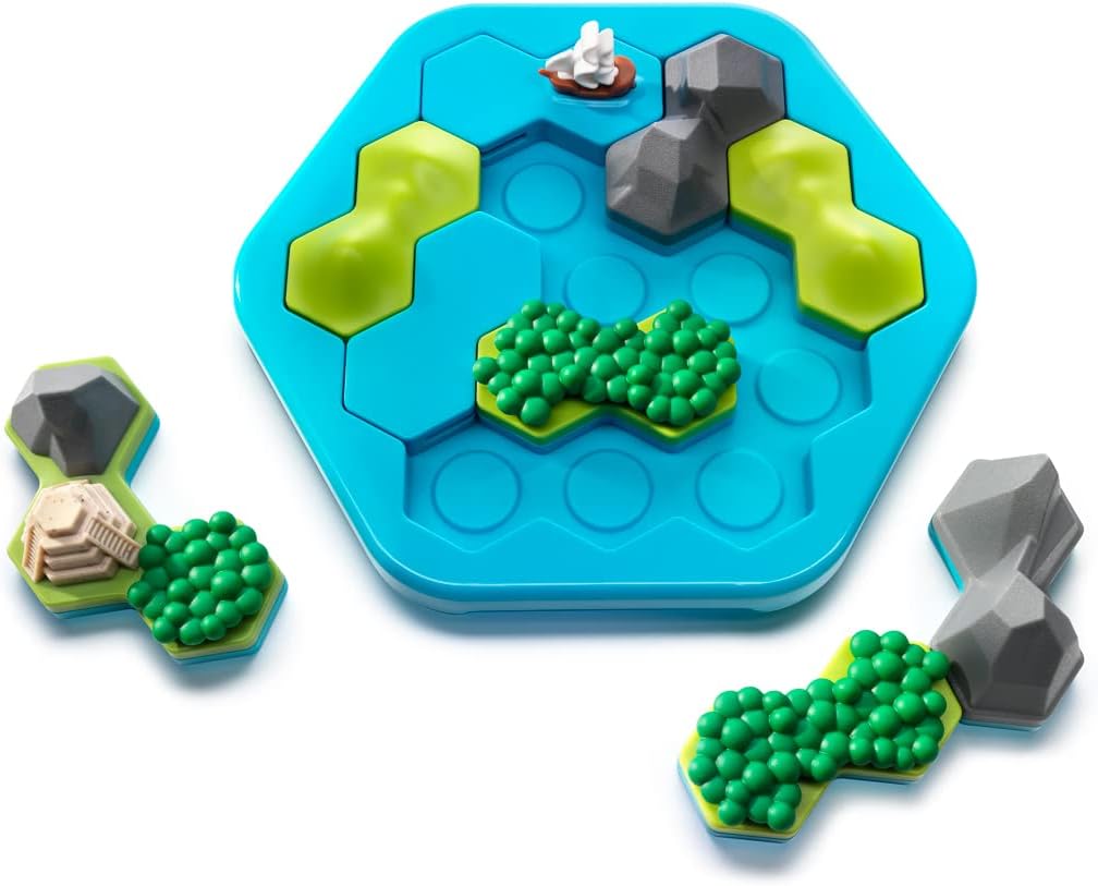 SmartGames - Treasure Island, Puzzle Game with 80 Challenges, 8+ Years