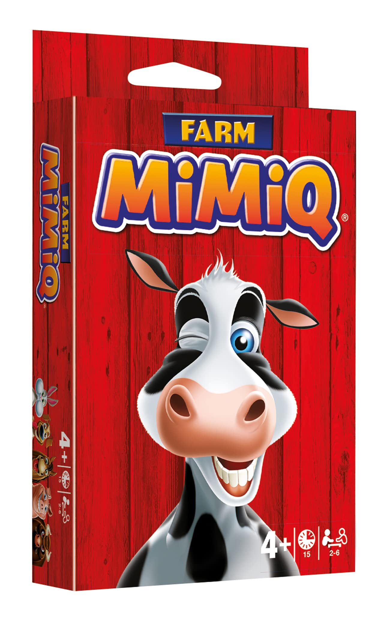 mimiq Farm Party Card Game for Adults and Children, 2-6 Players