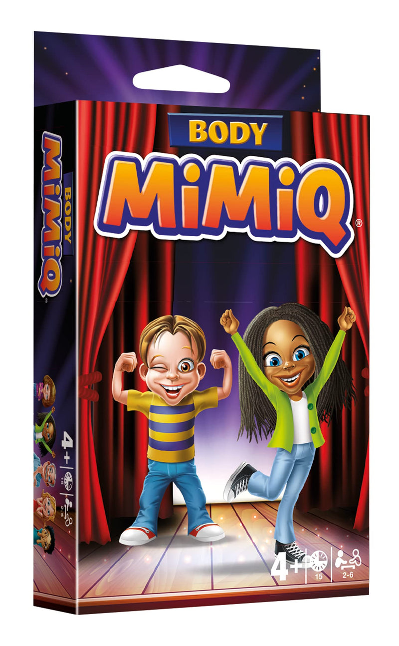 Mimiq Body Party Card Game for Adults and Children, 2-6 Players