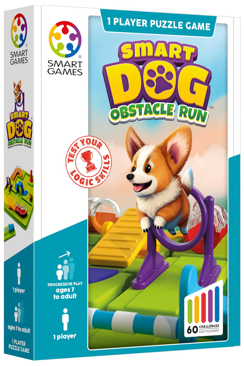 SmartGames - Smart Dog, Puzzle Game with 60 Challenges, Ages 7+