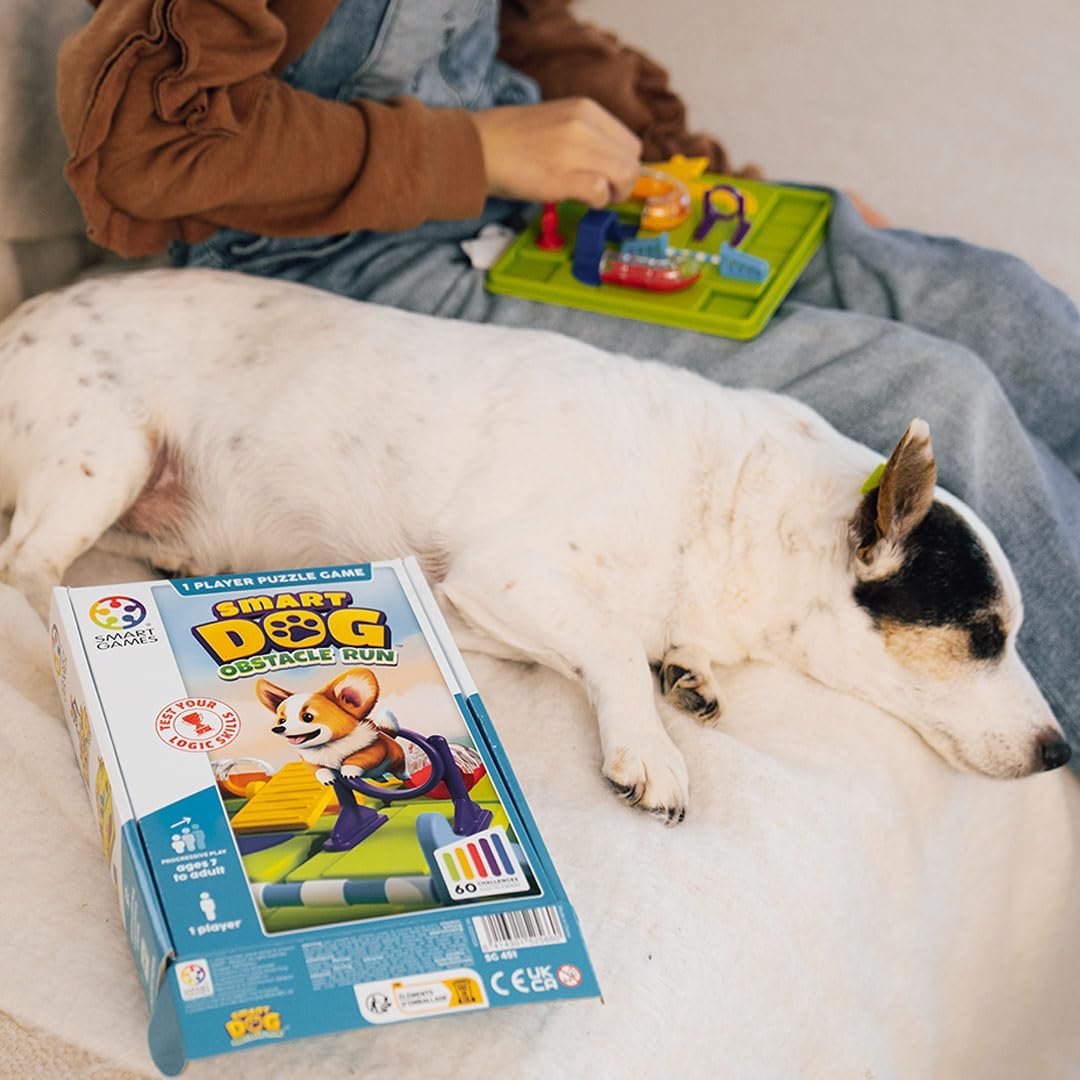 SmartGames - Smart Dog, Puzzle Game with 60 Challenges, Ages 7+