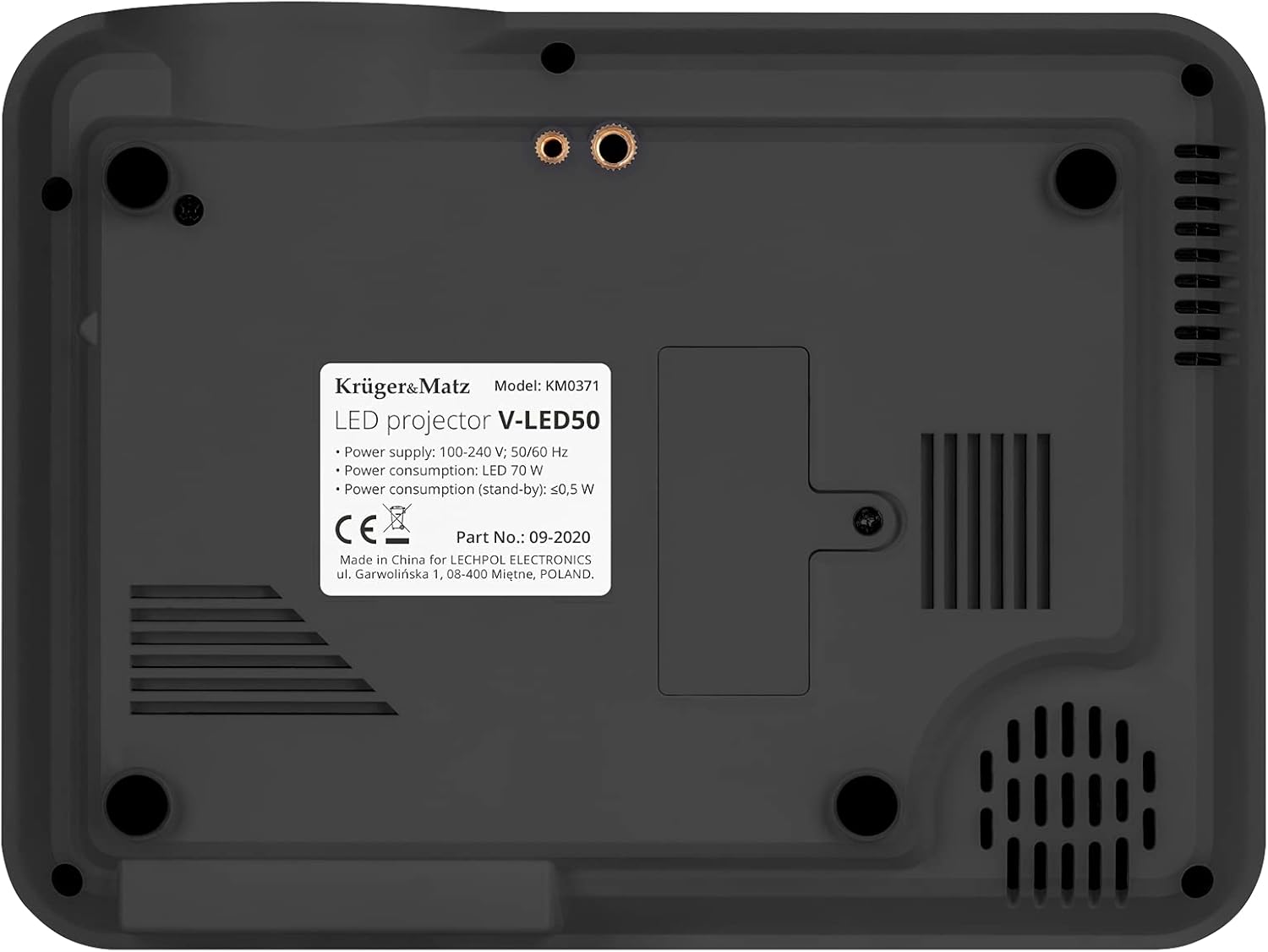 Kruger & Matz: Km0371 V-Led50 Led-Projector Met Wi-Fi (Video Proiettore)